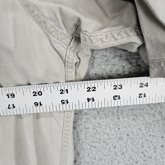 Vintage Woolrich Mens Medium Short Sleeve Button Up Shirt Gray - Picture 5 of 6